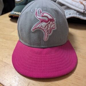 Minnesota Vikings cancer awareness cap